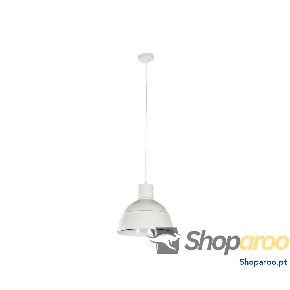 Candeeiro de teto Home ESPRIT Azul Branco Metal 50 W 32,5 x 32,5 x 30 cm