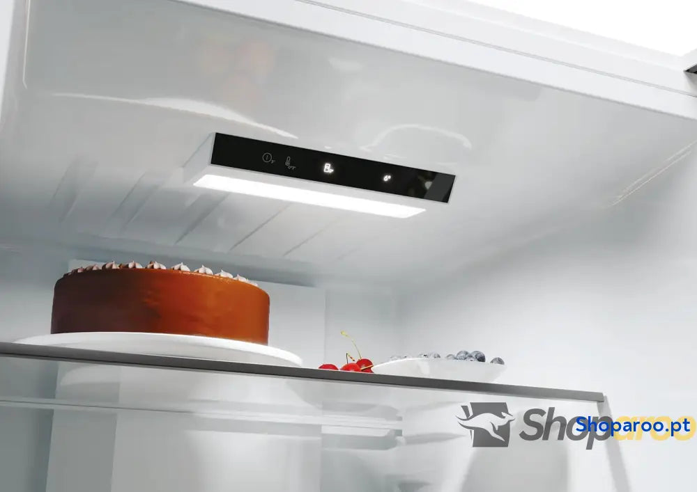 Candy Fresco 300 CNCQ2T618EW Frigorífico Combi capacidade de 355 L total sem Frost Circle gaveta porta controlo