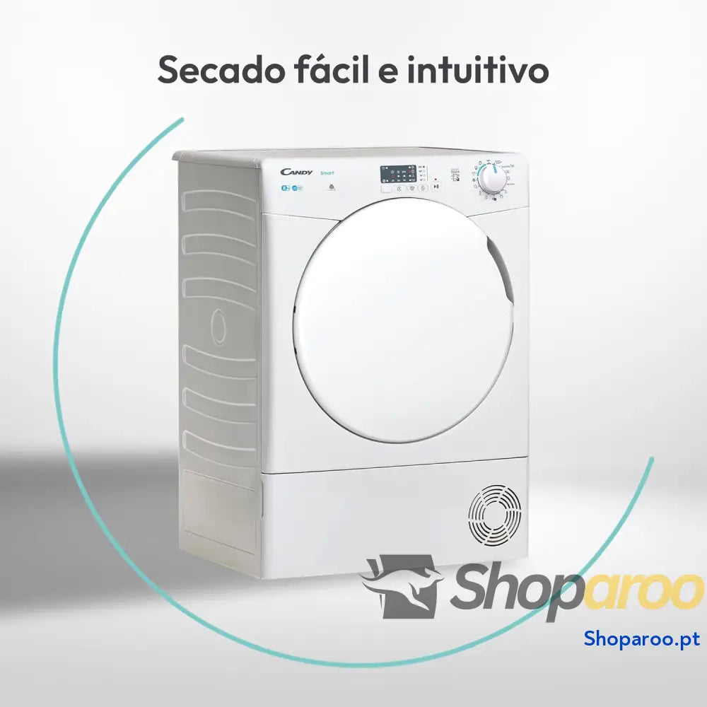 Candy Smart CSE C8LF S Secadora de 8KG com Tecnologia NFC