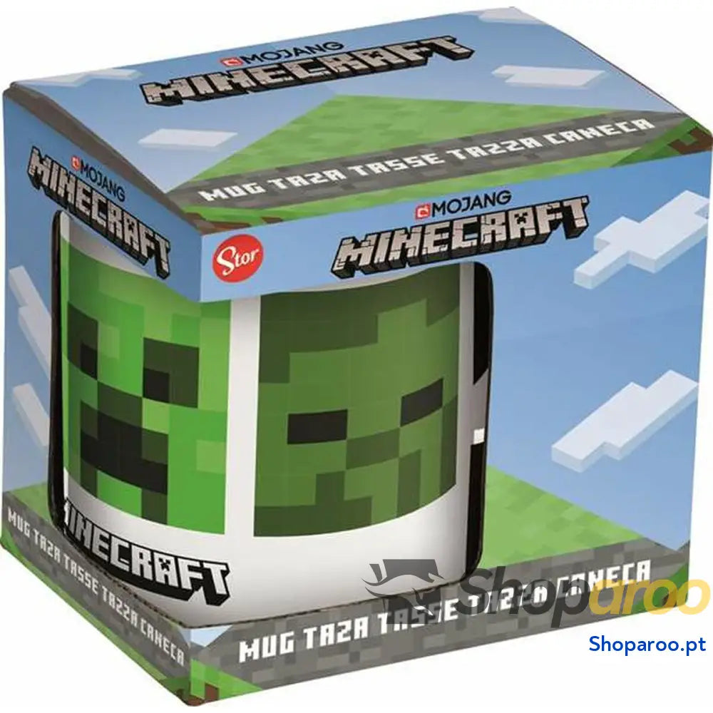 Caneca de Cerâmica Minecraft 325 ml Infantil