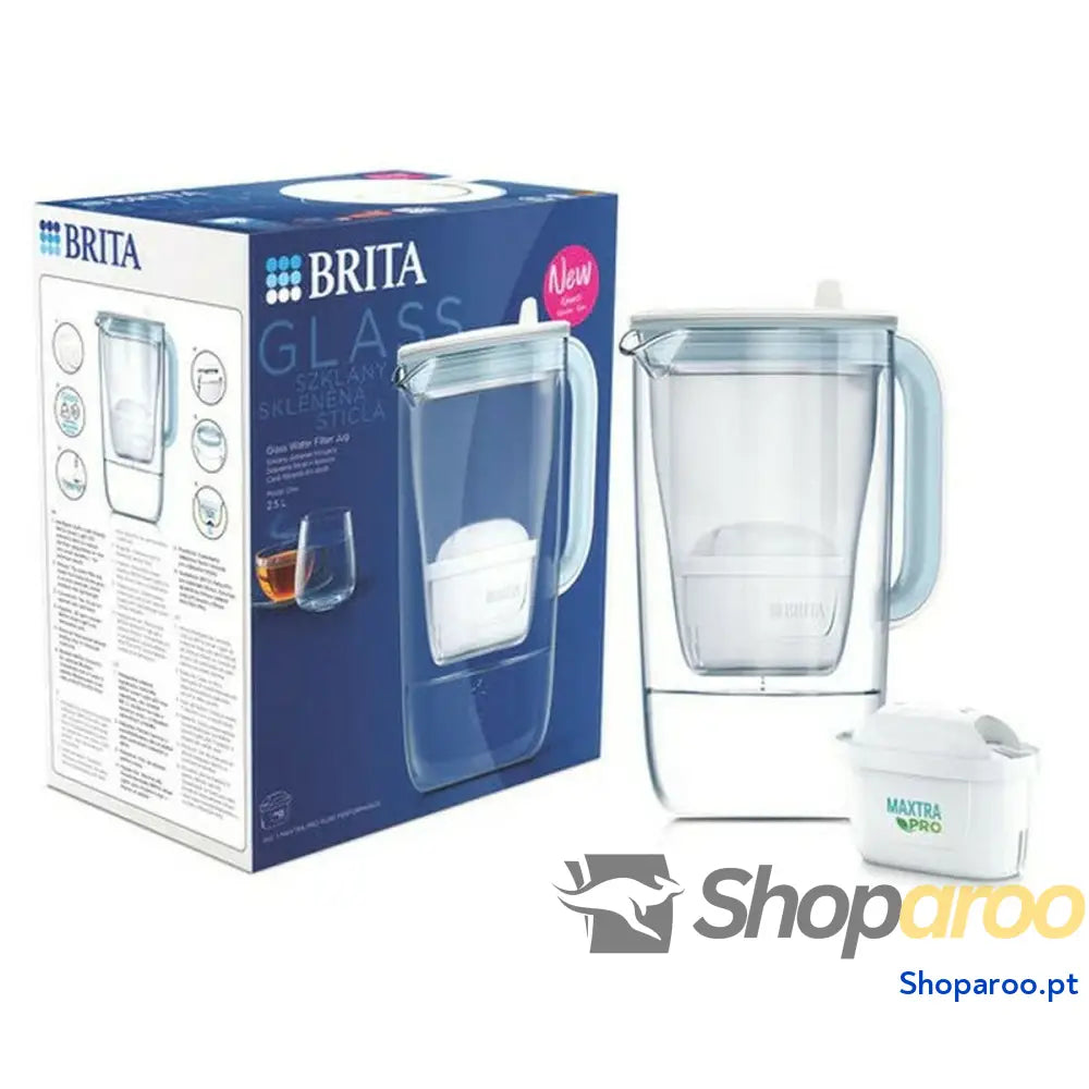 Caneca Filtrante Brita 1050452 Azul Branco 2,5 L