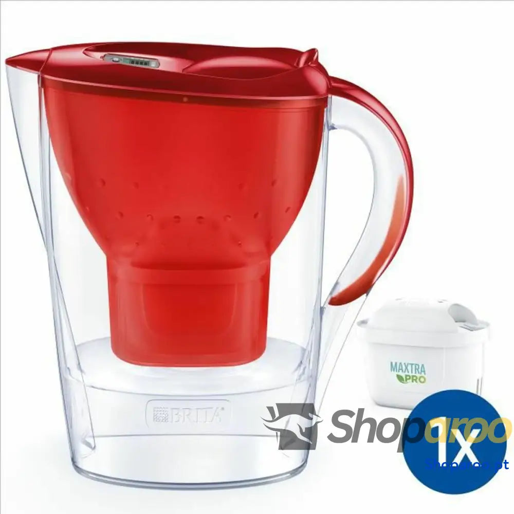 Caneca Filtrante Brita Marella Vermelho 2,4 L