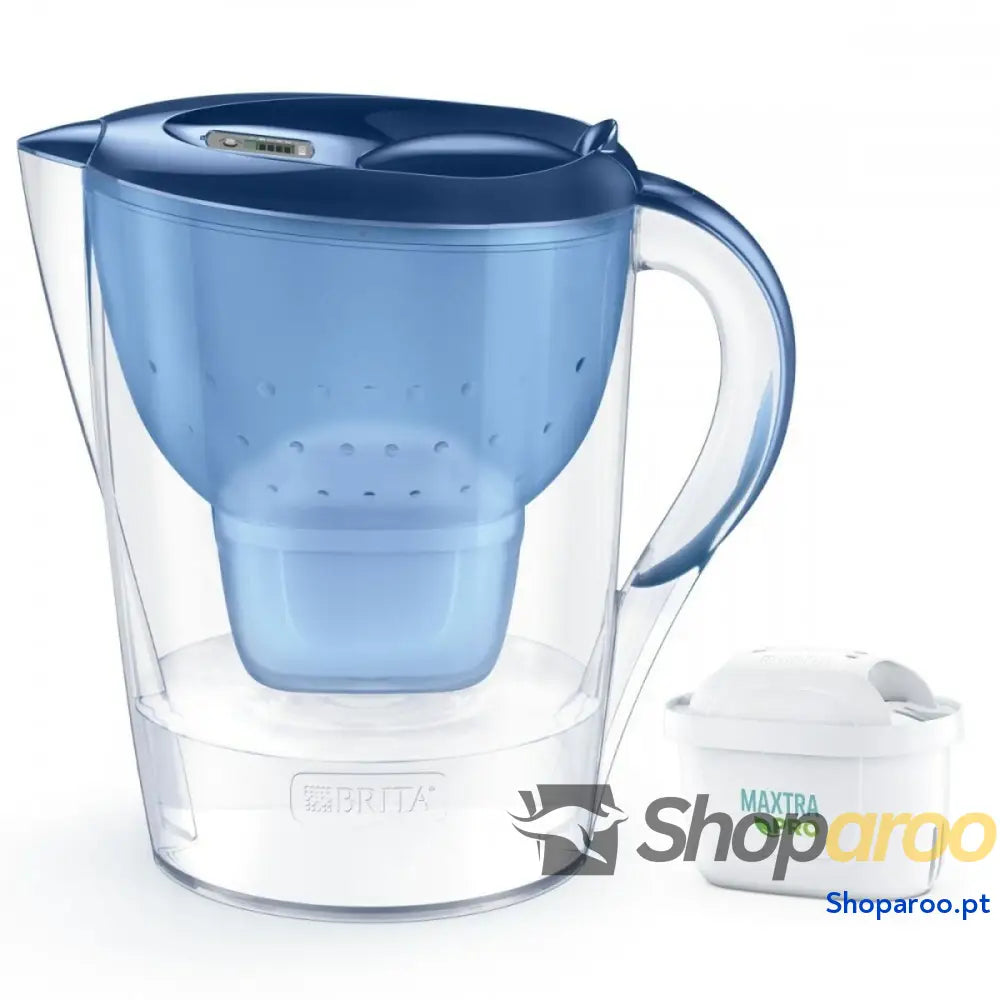 Caneca Filtrante Brita Marella XL + 1 Maxtra Pro PP Azul Polipropileno 3,5 L 150 l