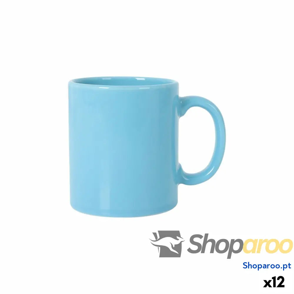 Caneca La Mediterránea Azul 350 ml (12 Unidades)