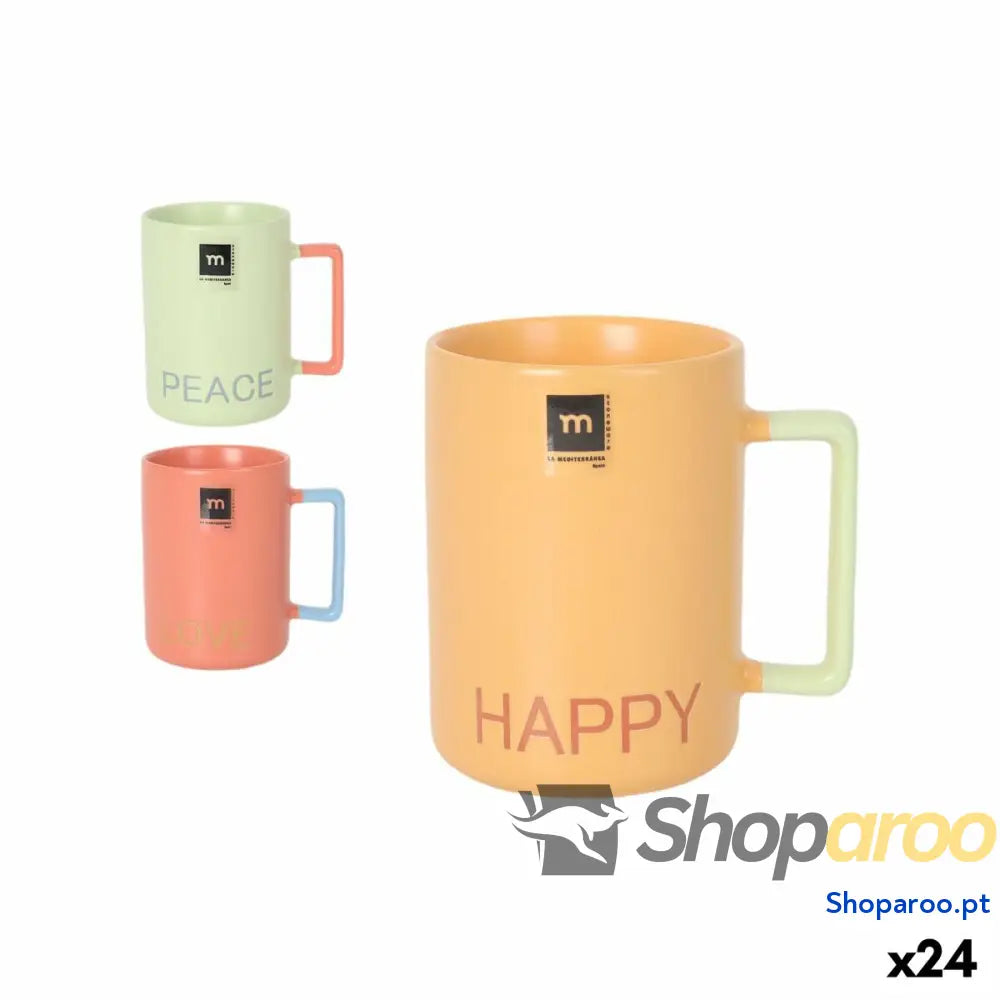 Caneca La Mediterránea Love&peace (24 Unidades)