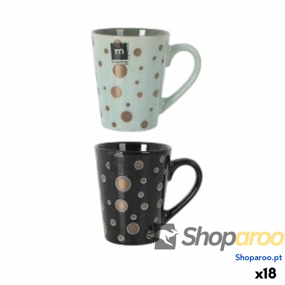 Caneca La Mediterránea Lunas 400 ml (18 Unidades)