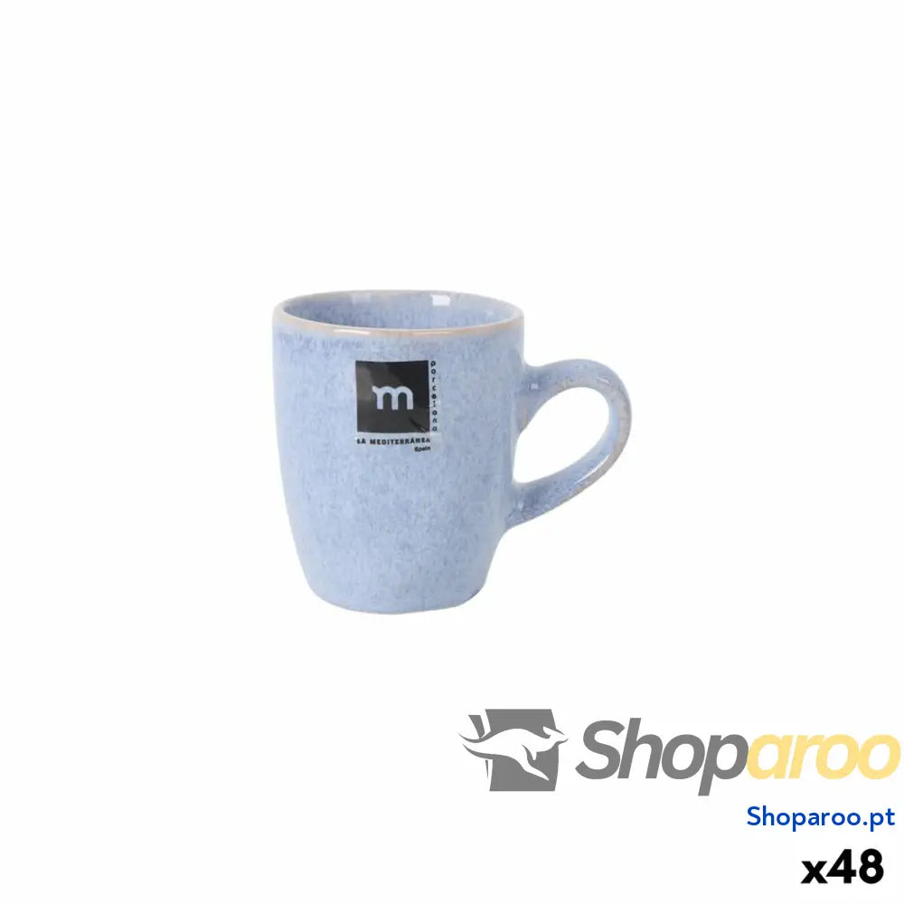 Caneca La Mediterránea Macarella blue 100 ml (48 Unidades)