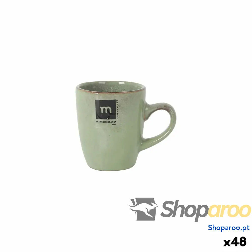 Caneca La Mediterránea Macarella green 100 ml (48 Unidades)
