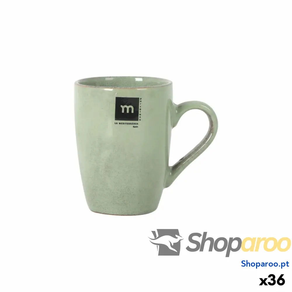 Caneca La Mediterránea Macarella green 320 ml 0,32 L (36 Unidades)