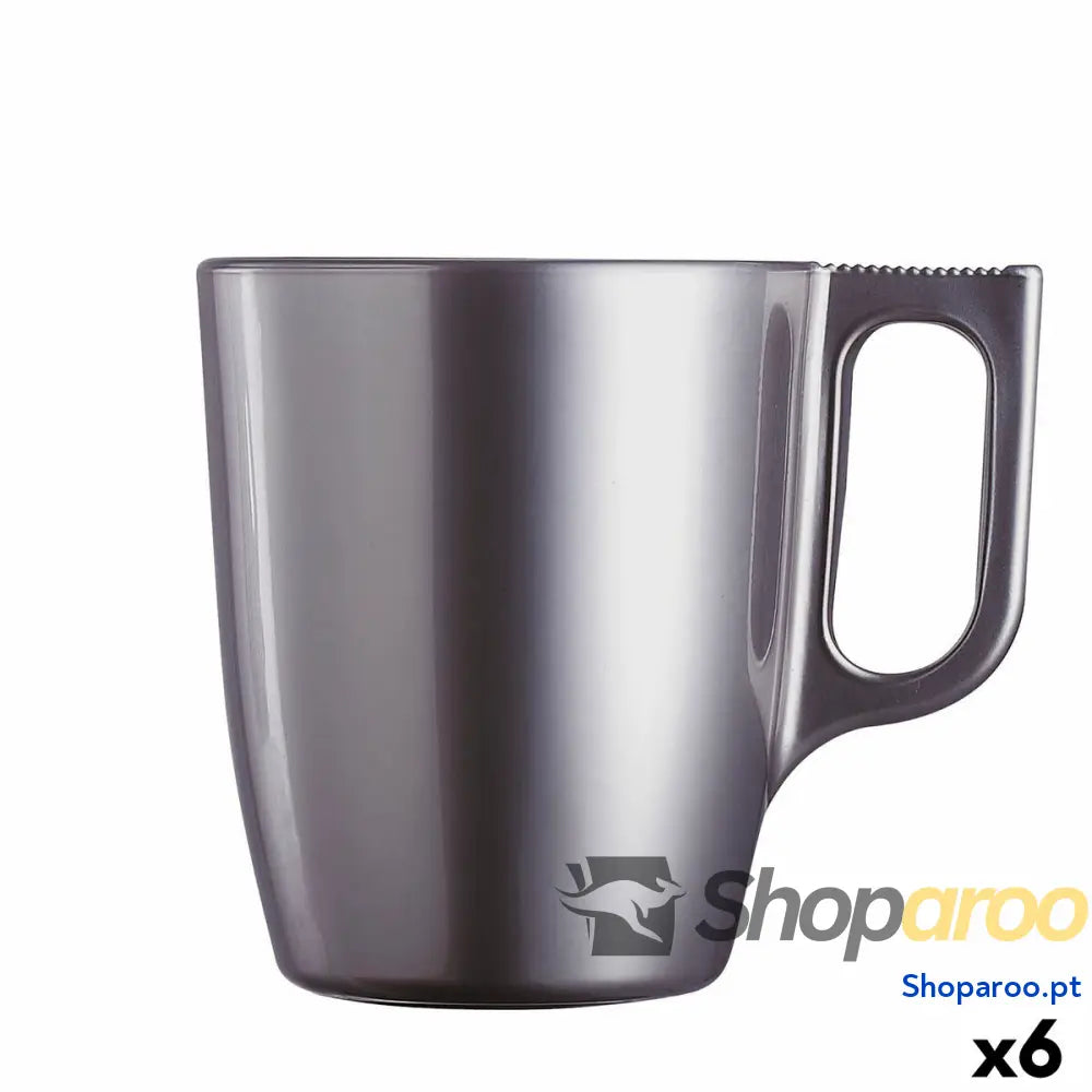Caneca Luminarc Flashy Roxo 250 ml Vidro (6 Unidades)