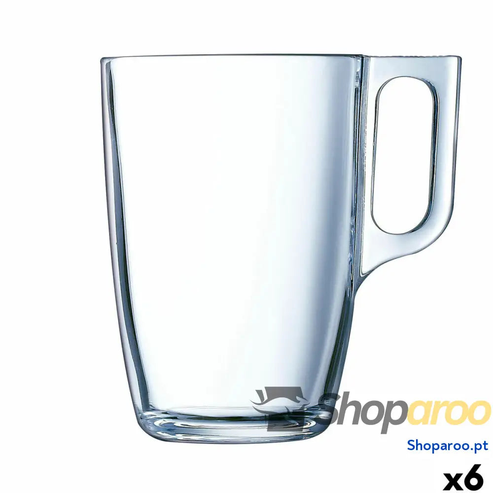 Caneca Luminarc Nuevo Transparente 320 ml (6 Unidades)