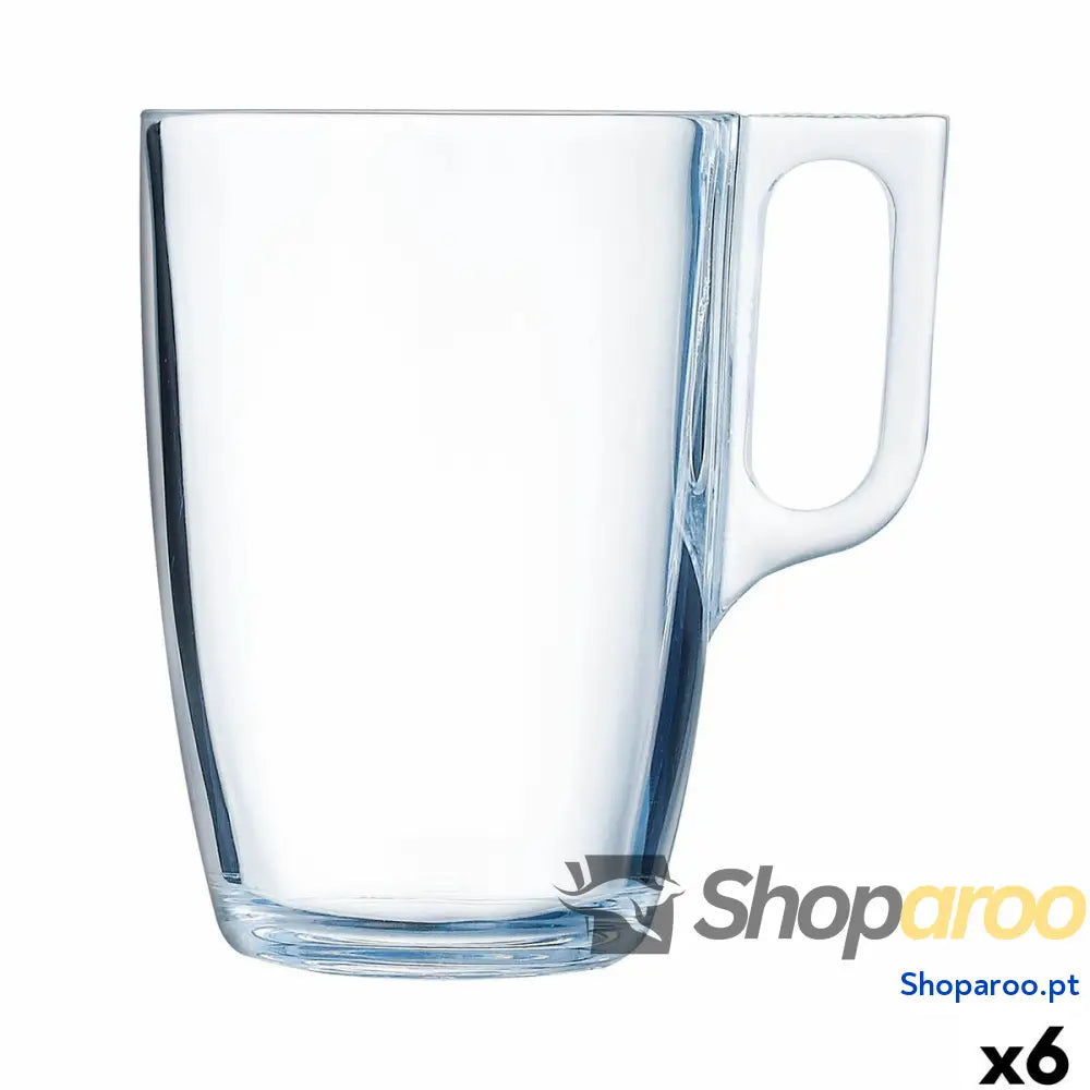 Caneca Luminarc Nuevo Transparente 400 ml (6 Unidades)