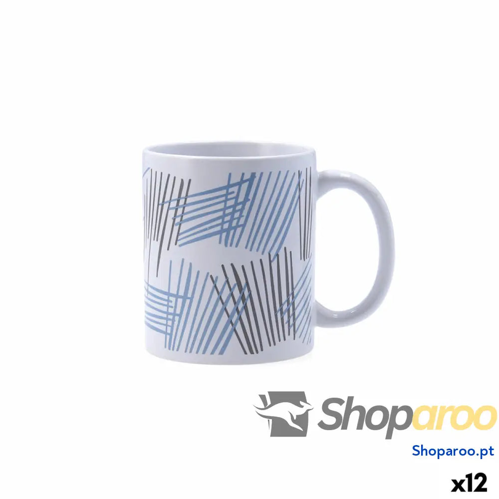 Caneca Quid Chicago Branco 330 ml (12 Unidades)