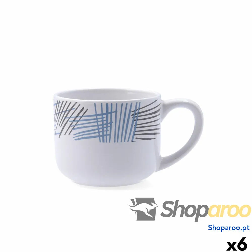 Caneca Quid Chicago Branco 400 ml (6 Unidades)