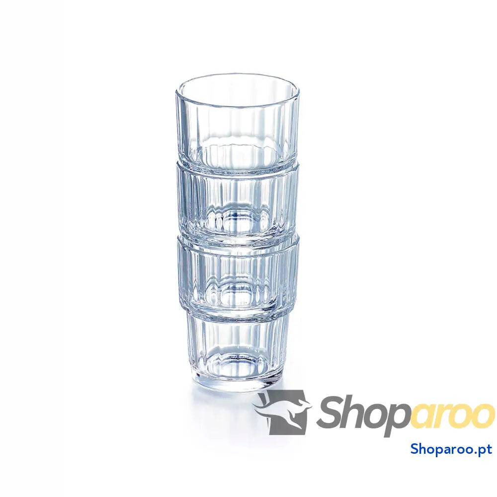 Caneca Térmica com Tampa Arcoroc Noruega Transparente Vidro