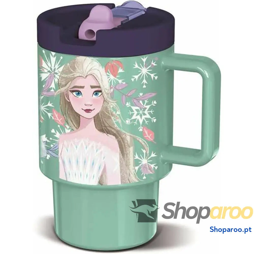 Caneca Térmica com Tampa Frozen Snowy Tale 530 ml