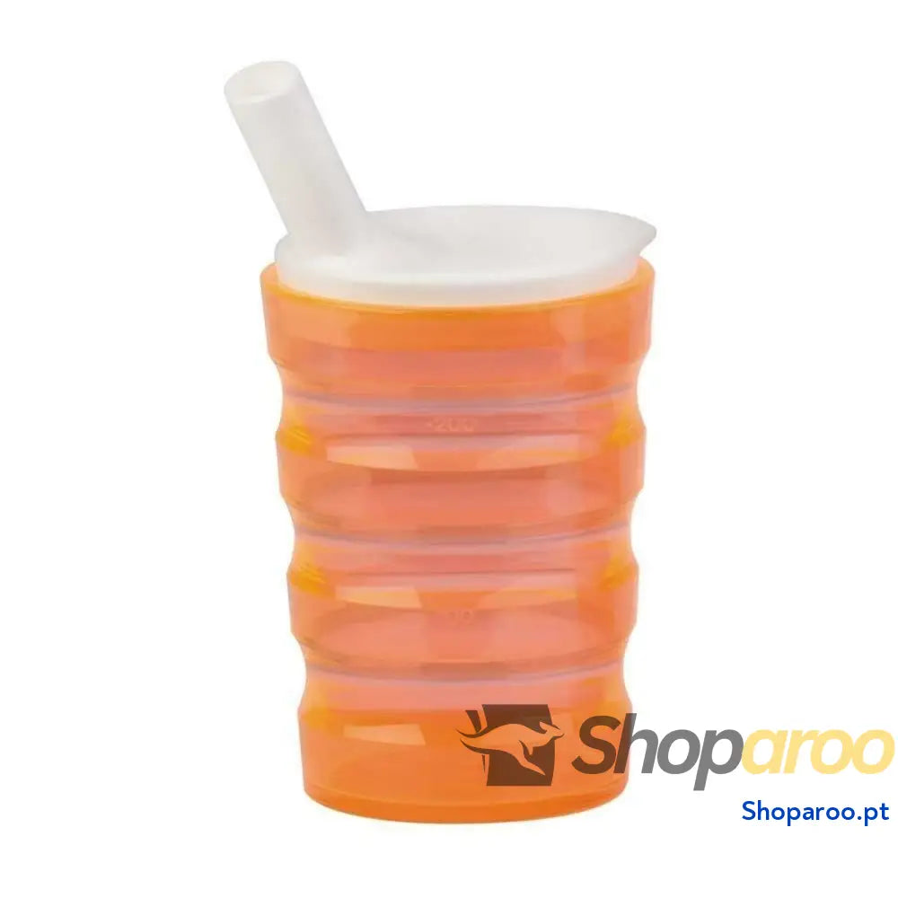 Caneca Térmica com Tampa SUNDO 21015 Laranja 200 ml