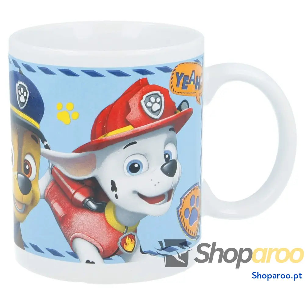 Caneca The Paw Patrol Friendship Cerâmica Azul (350 ml)