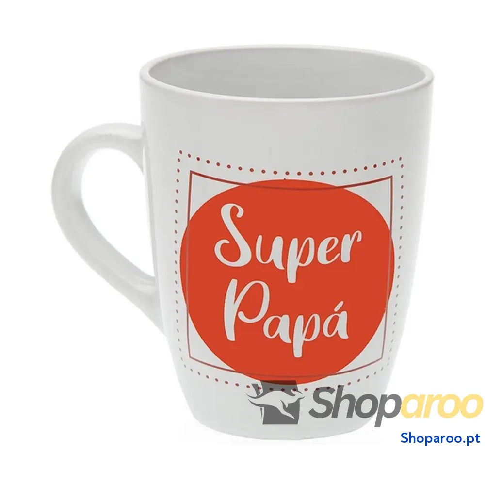 Caneca Versa Super Papá Grés (8,5 x 10 8,5 cm)