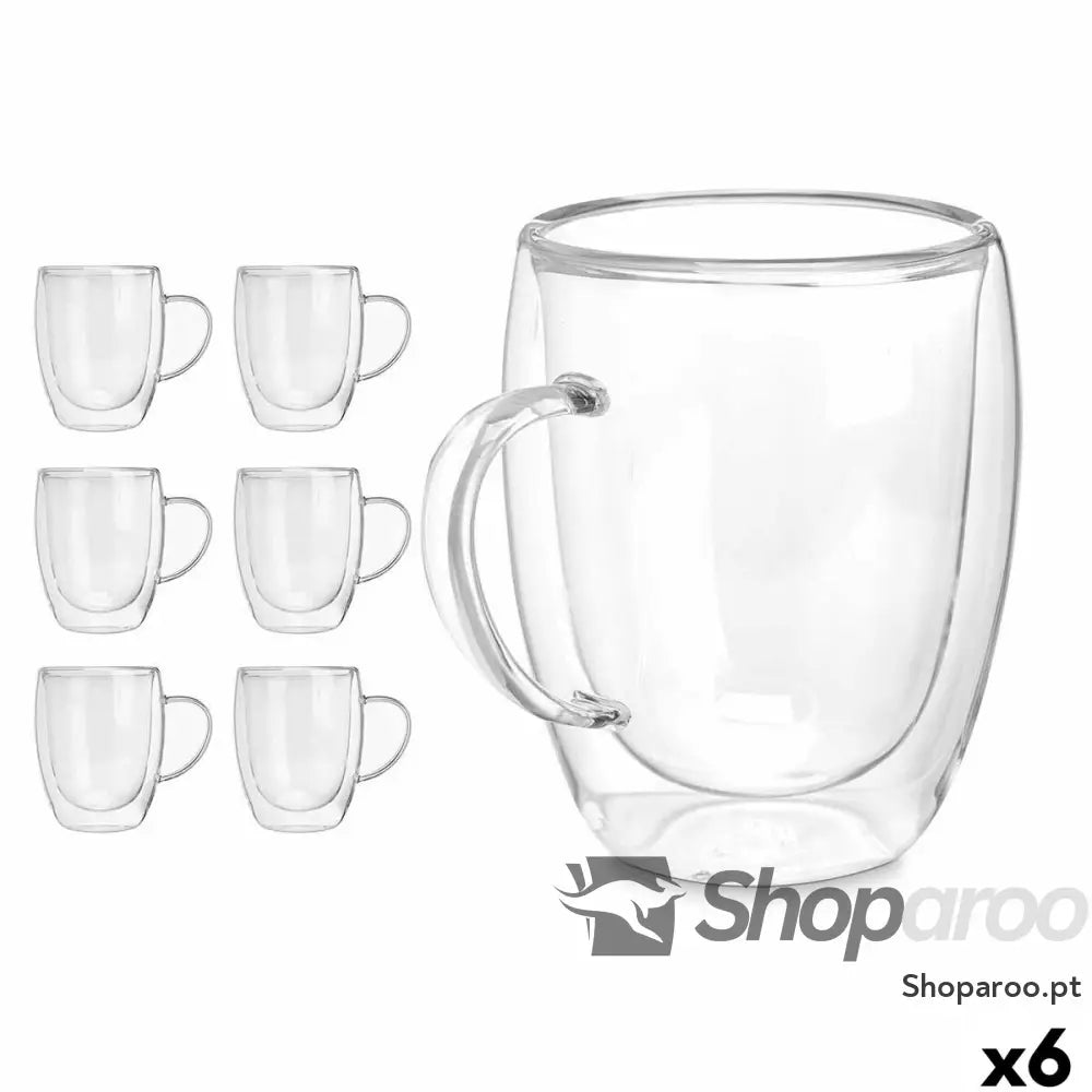 Caneca Vivalto OCT DG2225L Transparente 340 ml (6 Unidades)