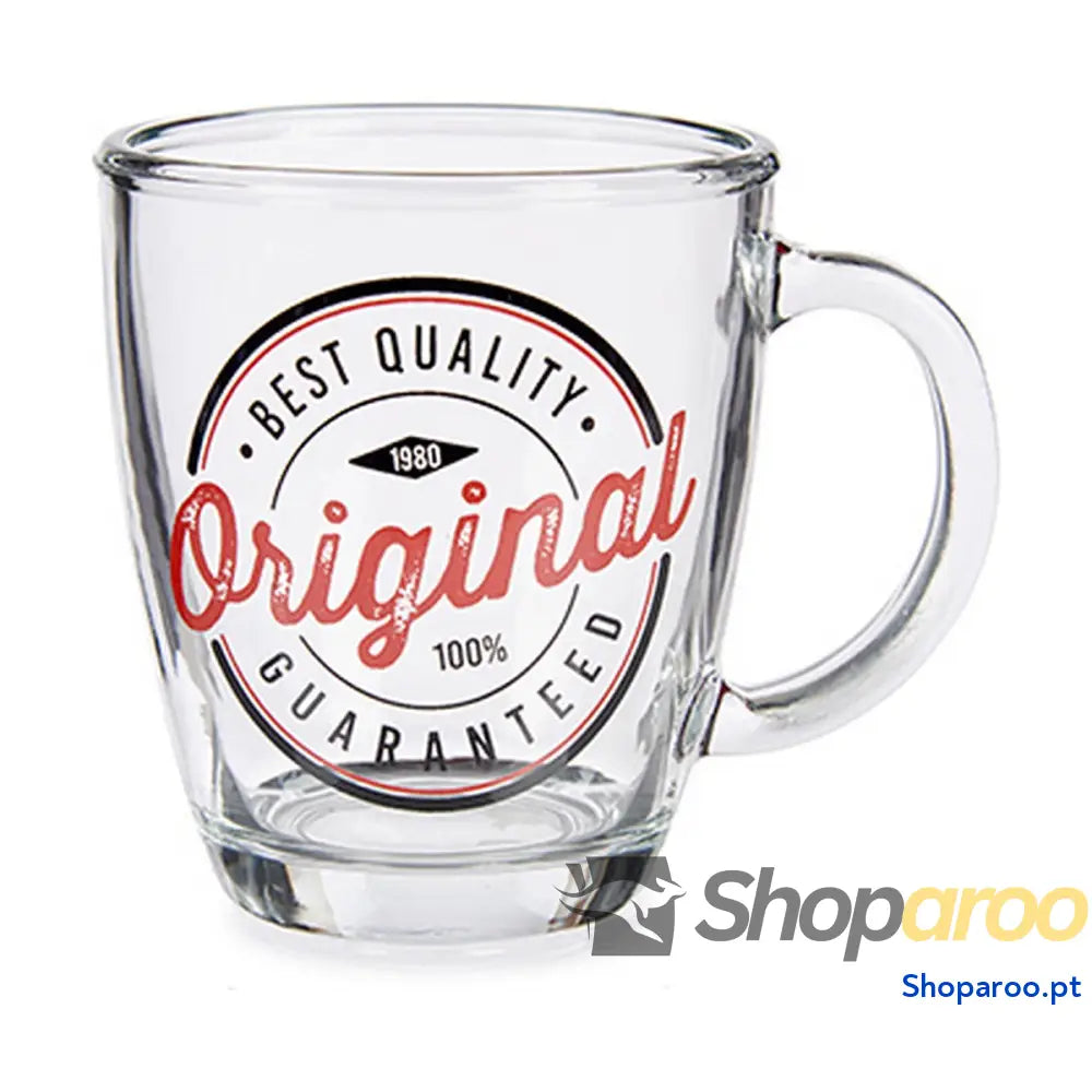 Caneca Vivalto Original Transparente 320 ml (6 Unidades)
