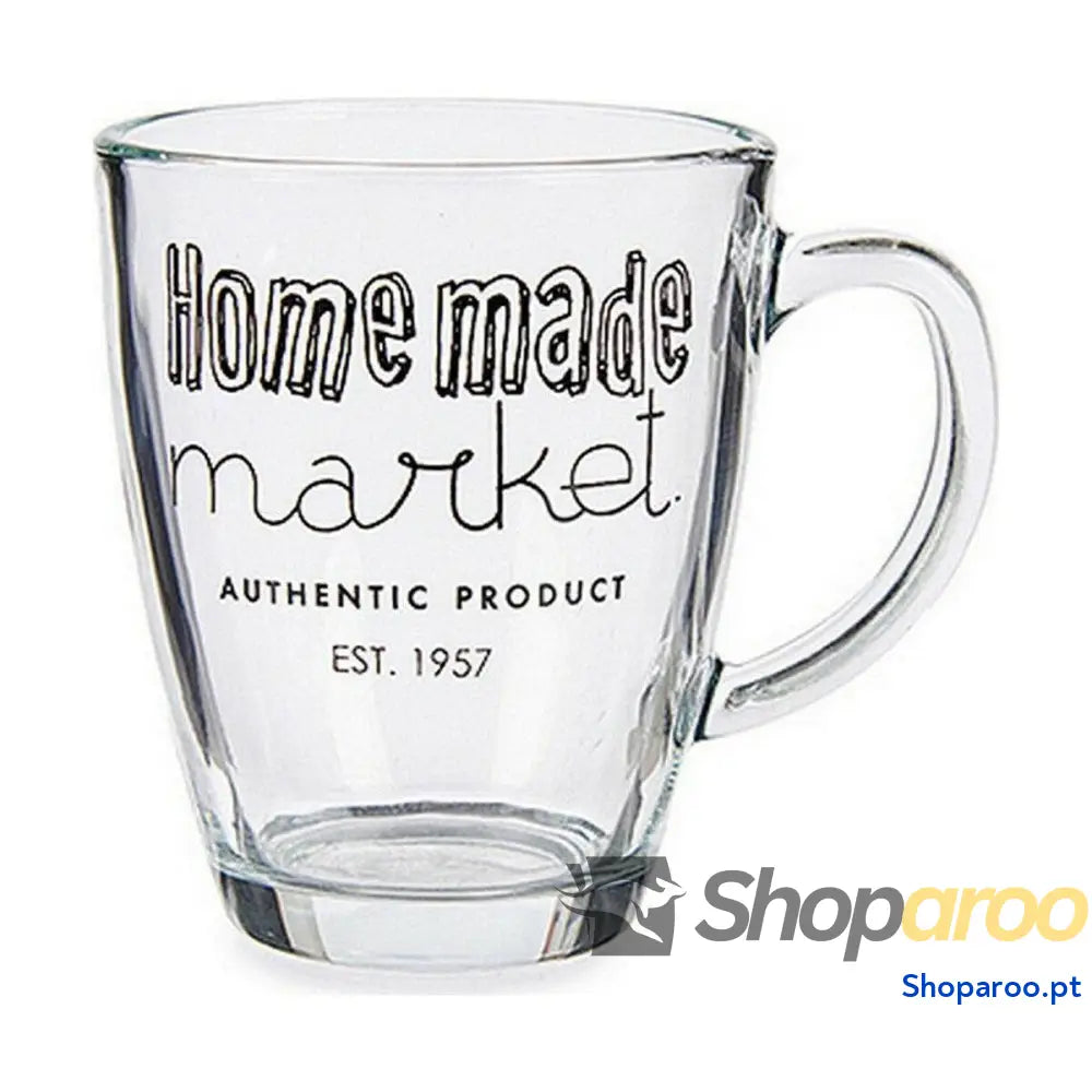 Caneca Vivalto Transparente 320 ml (6 Unidades)