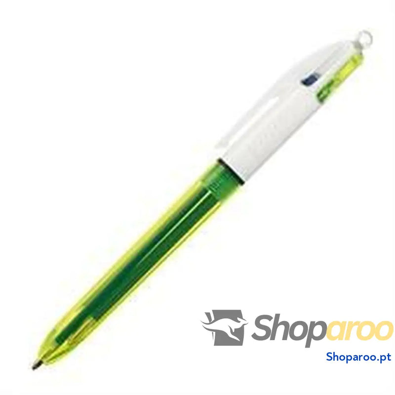 Caneta Bic Fluor 4 cores Fluorescente 12 Peças