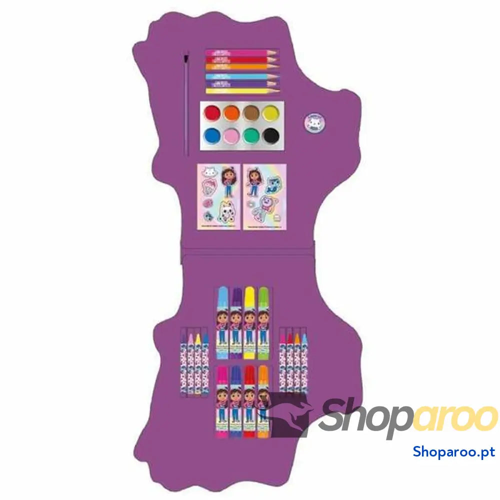 Caneta Gabby's Dollhouse Roxo