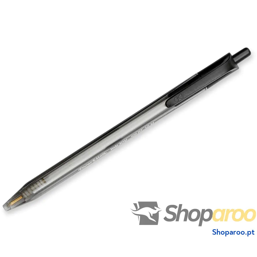 Caneta Paper Mate Inkjoy 100 Retrátil Preto 1 mm (100 Peças)