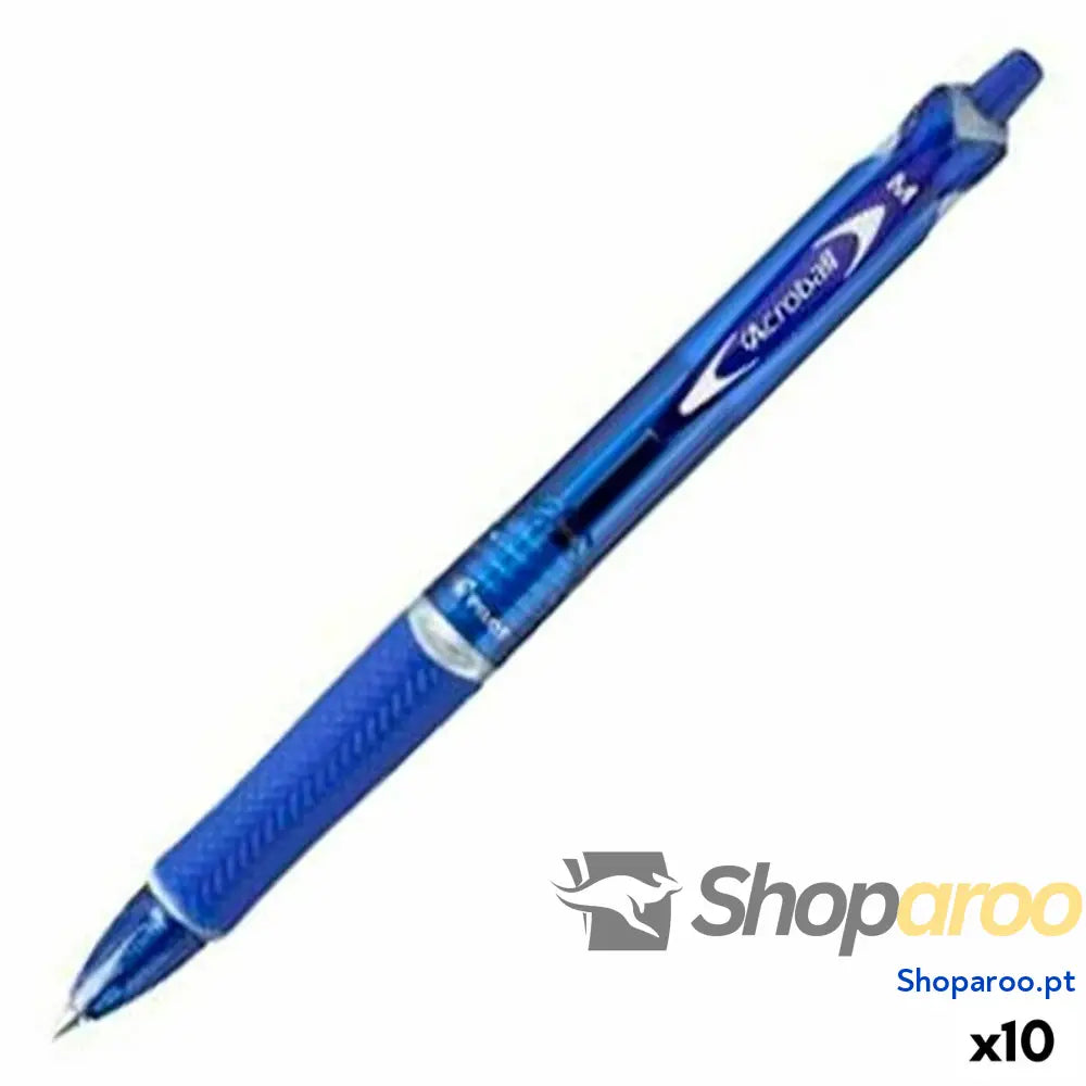 Caneta Pilot Acroball Azul 0,4 mm (10 Unidades)
