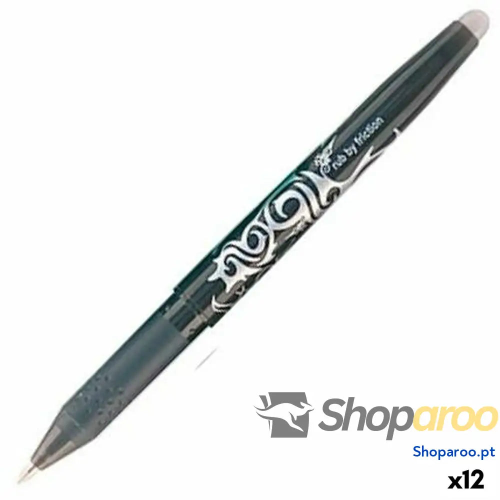 Caneta Pilot Frixion Ball Tinta apagável Preto 0,4 mm 0,7 mm (12 Unidades)