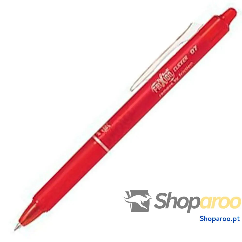 Caneta Pilot Frixion Clicker Tinta apagável Vermelho 0,4 mm 12 Unidades