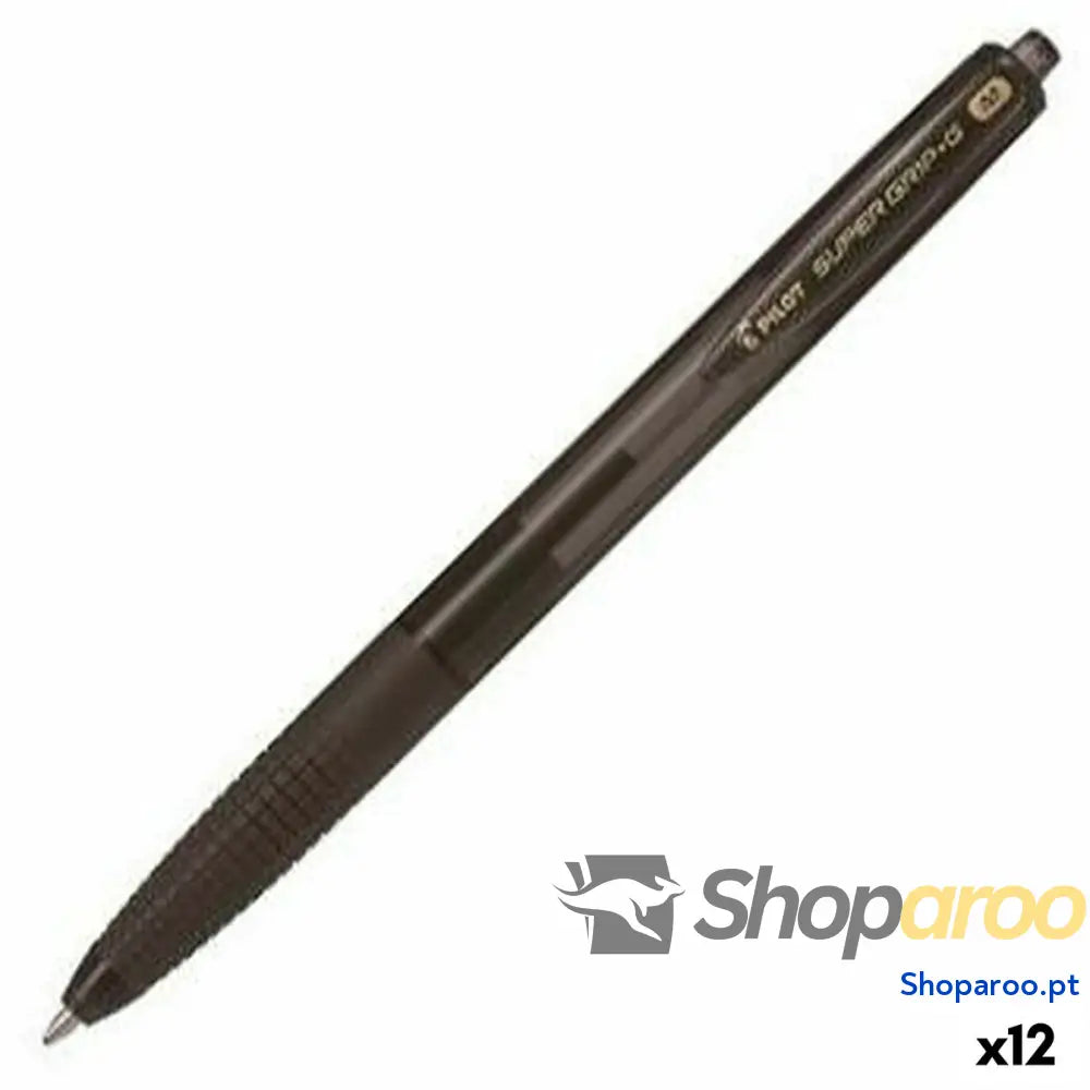 Caneta Pilot Supergrip G Preto 0,4 mm 1 mm (12 Unidades)
