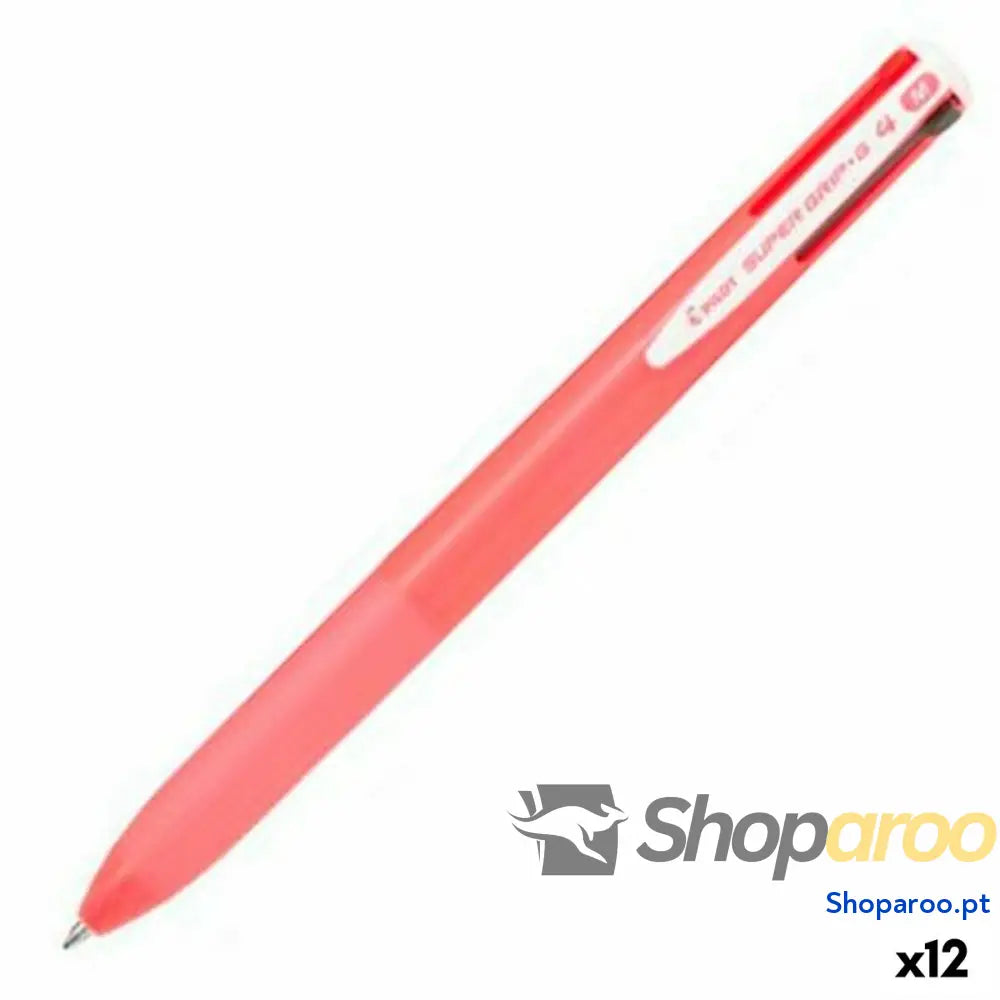 Caneta Pilot Supergrip G4 Rosa Claro 0,4 mm (12 Unidades)