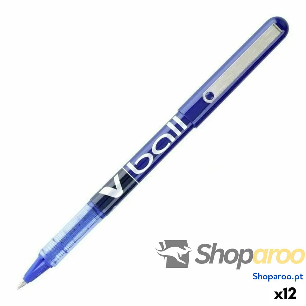 Caneta Roller Pilot V Ball 0,7 mm Azul (12 Unidades)