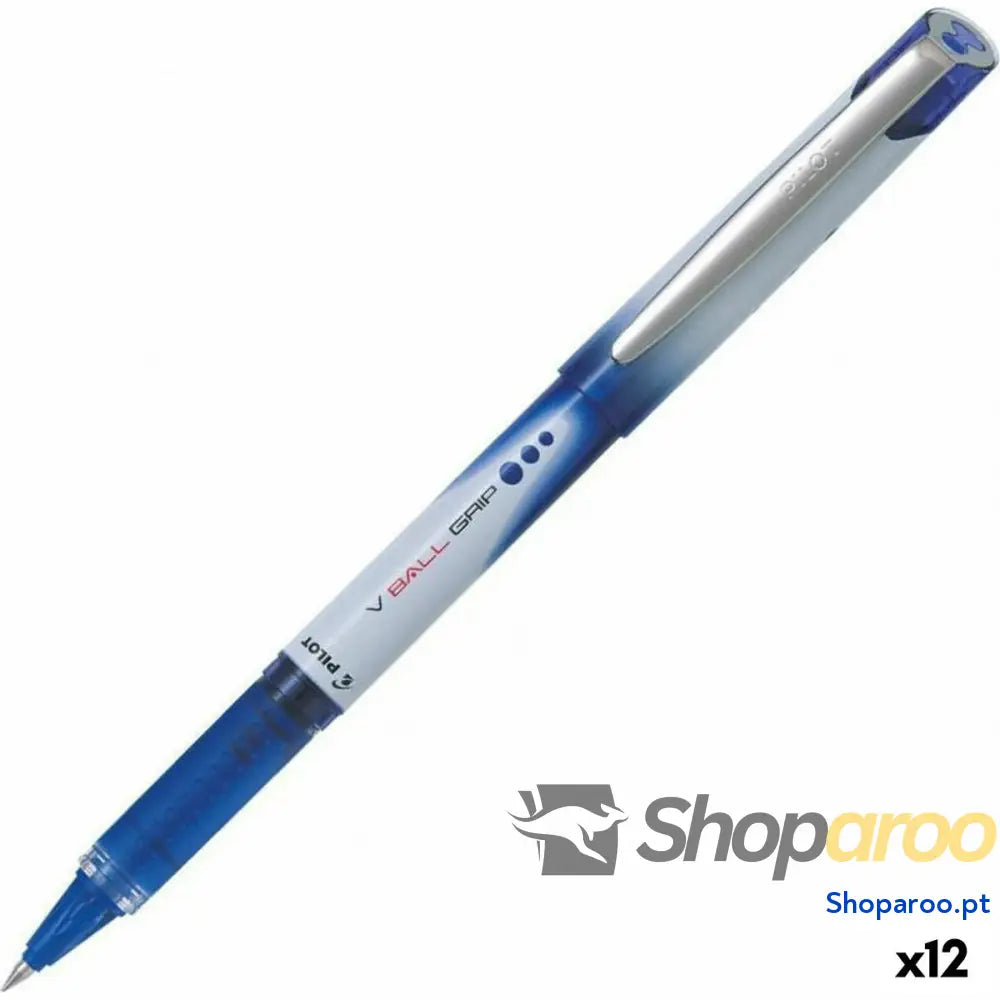 Caneta Roller Pilot V Ball Grip 0,5 mm Azul (12 Unidades)