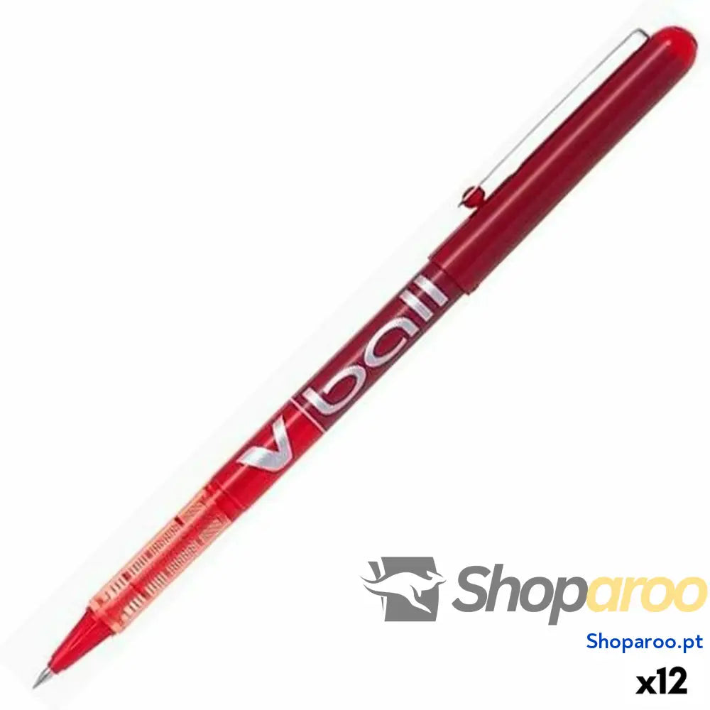 Caneta Roller Pilot V Ball Vermelho 0,5 mm (12 Unidades)