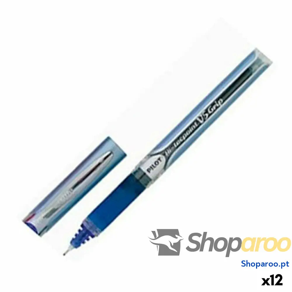 Caneta Roller Pilot V5 Grip Azul 0,3 mm (12 Unidades)