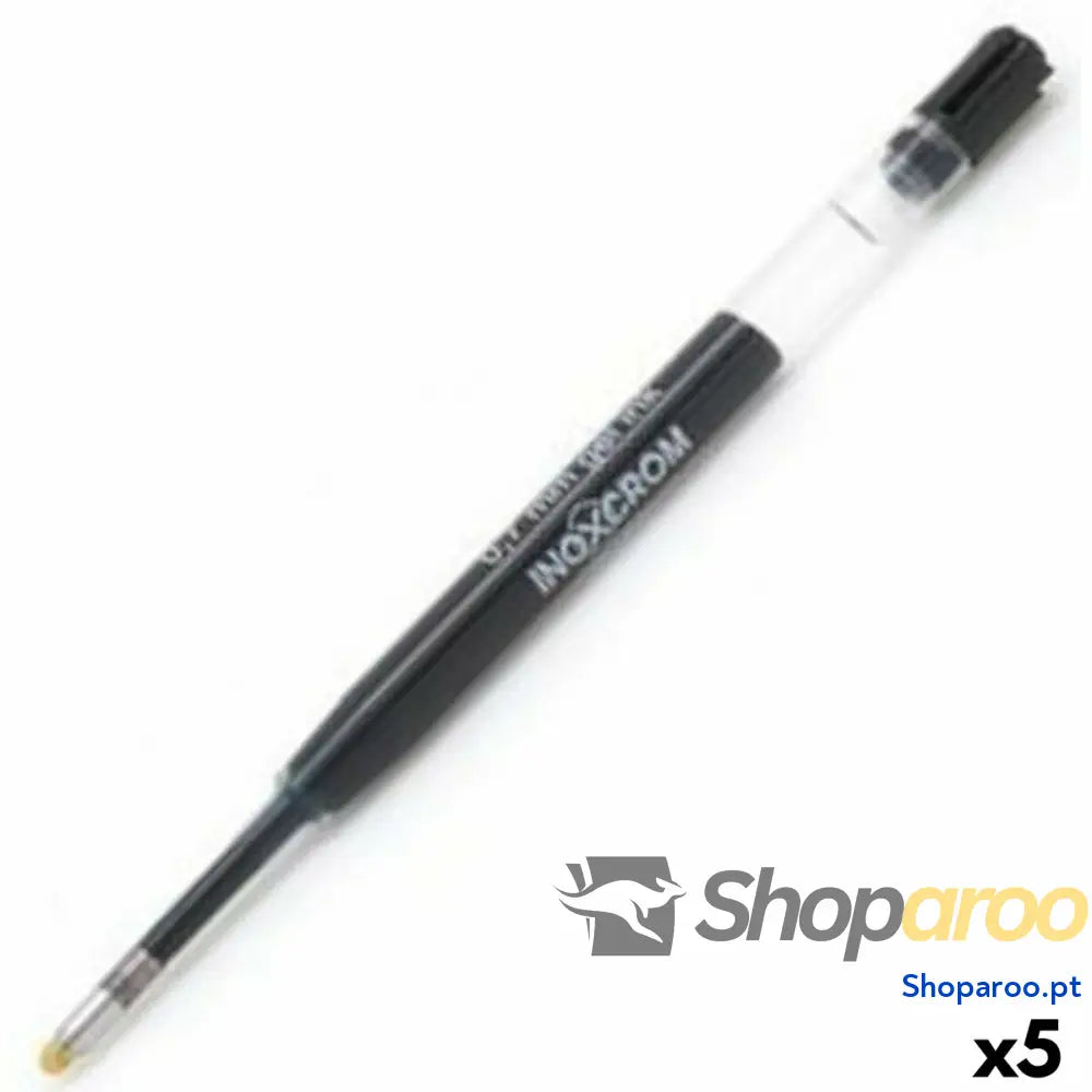 Caneta sobresselente Inoxcrom Roller Gel Preto 0,7 mm (5 Unidades)