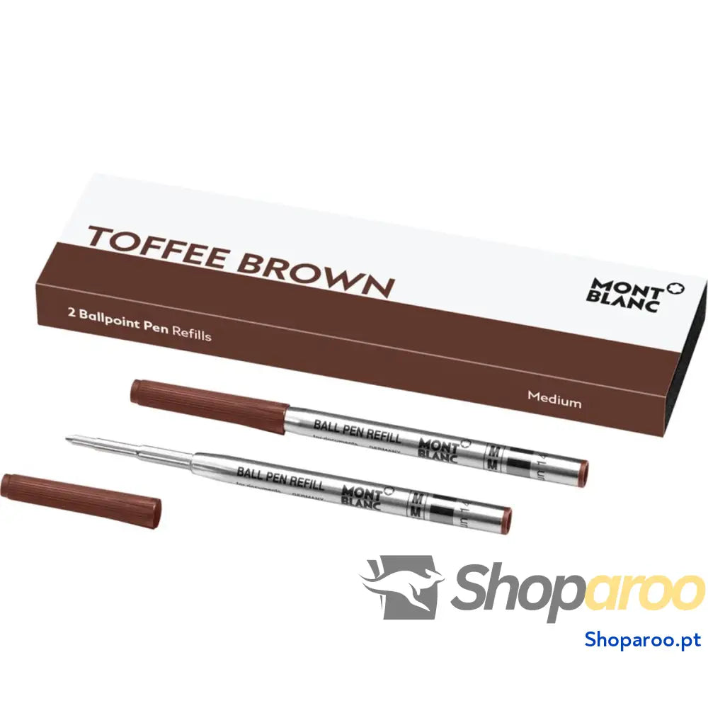 Caneta sobresselente Montblanc 125957 Castanho 2 Unidades