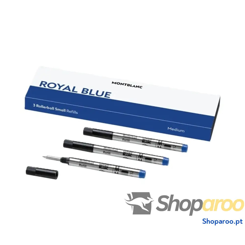 Caneta sobresselente Montblanc ROYAL  BLUE Azul (3 Unidades)