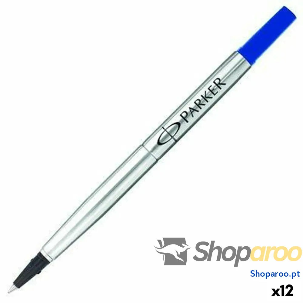 Caneta sobresselente Parker Azul (12 Unidades)