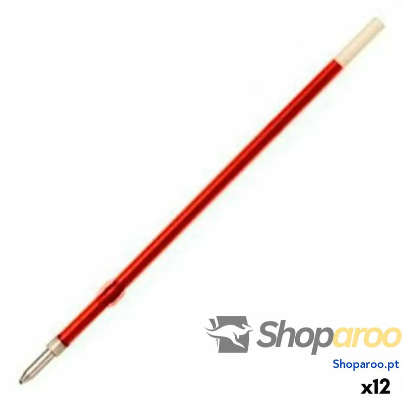 Caneta sobresselente Pilot BP-GP 0,4 mm Vermelho (12 Unidades)