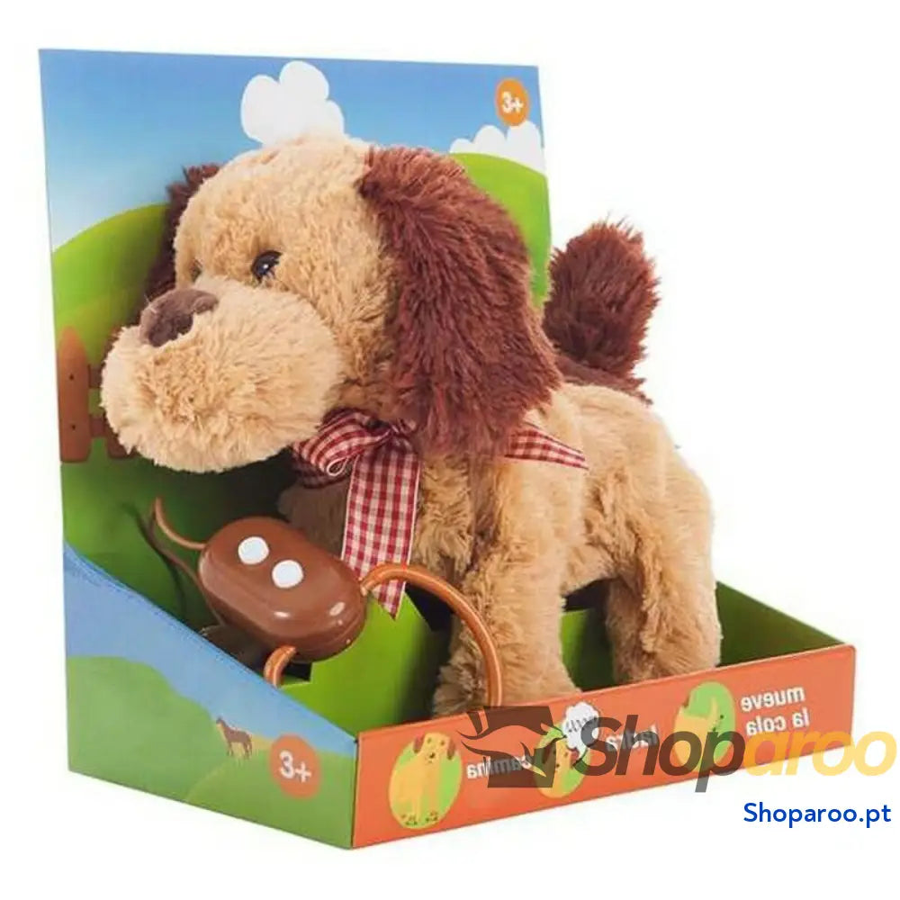 Cão de Peluche Castanho 22 cm