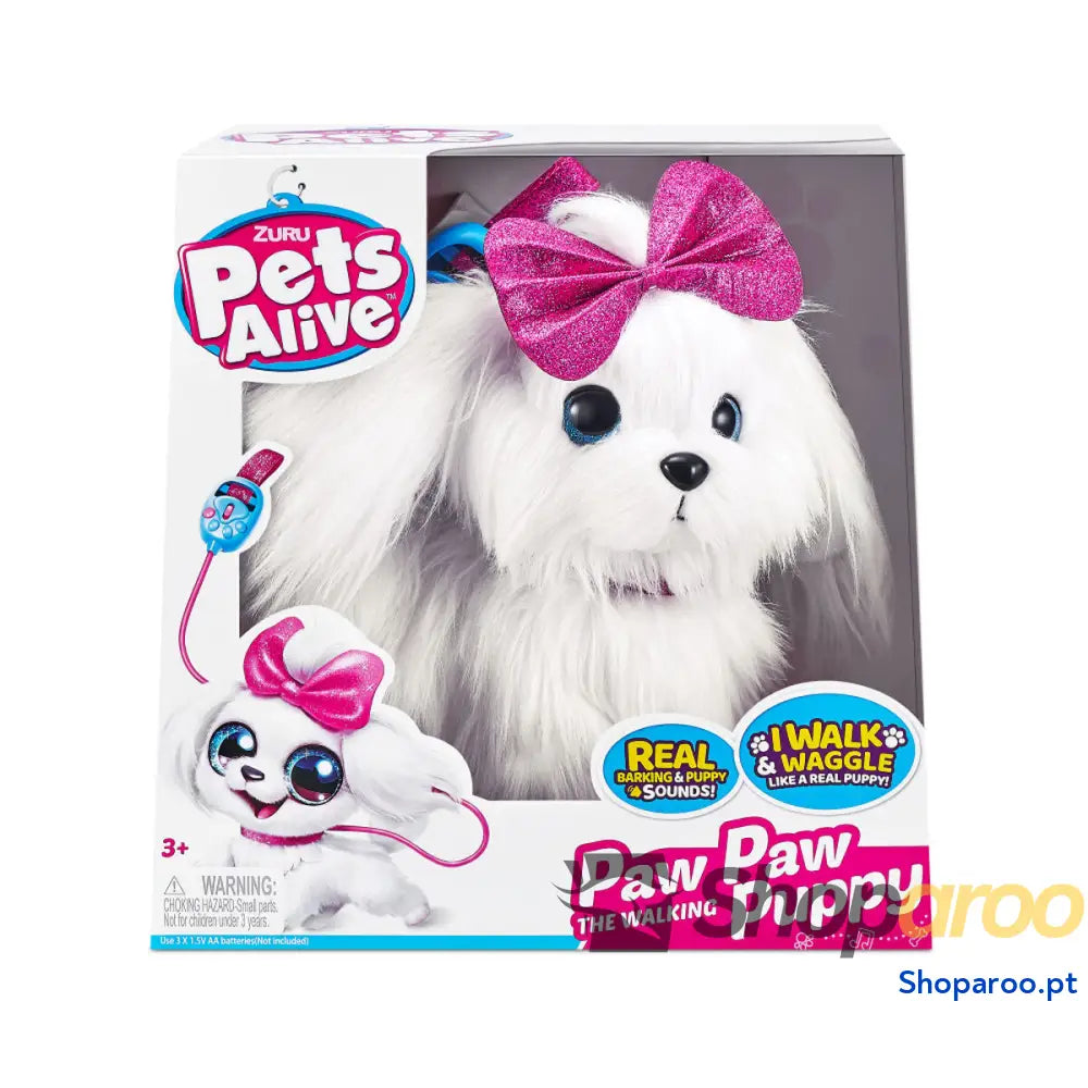 Cão Interativo Lil Paw Puppy Pets Alive 30 x 18 cm