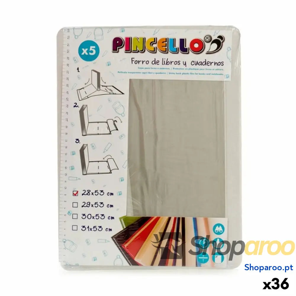 Capa Adesiva para Livros Pincello 1805001 Transparente