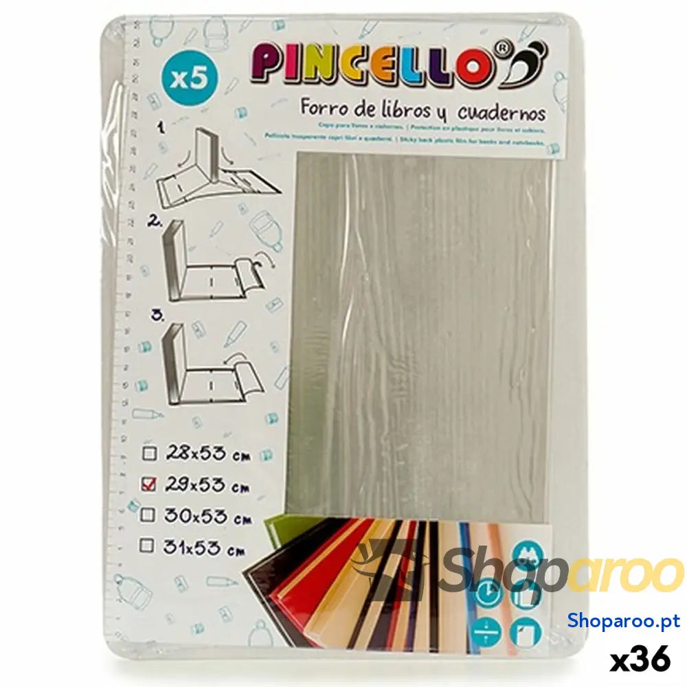 Capa Adesiva para Livros Pincello 1805002 Plástico