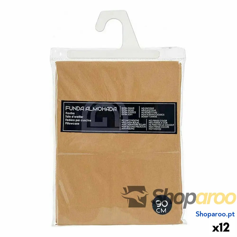 Capa de almofada 45 x 0,3 x 90 cm Bege (12 Unidades)