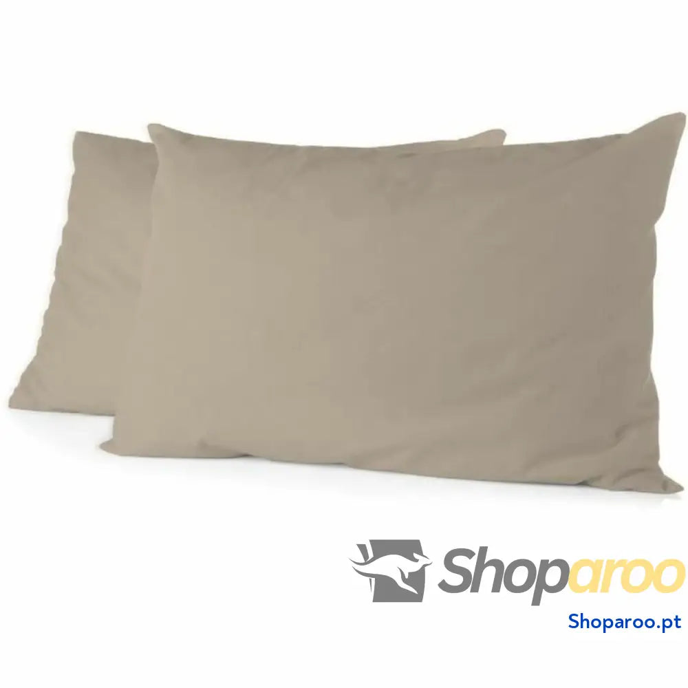 Capa de almofada HOME LINGE PASSION 50 x 70 cm Bege 2 Peças (2 Unidades)