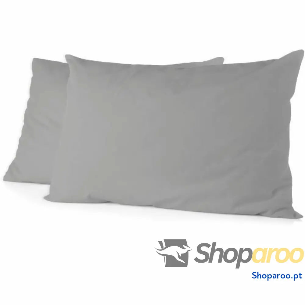 Capa de almofada HOME LINGE PASSION Cinzento 50 x 70 cm (2 Unidades)